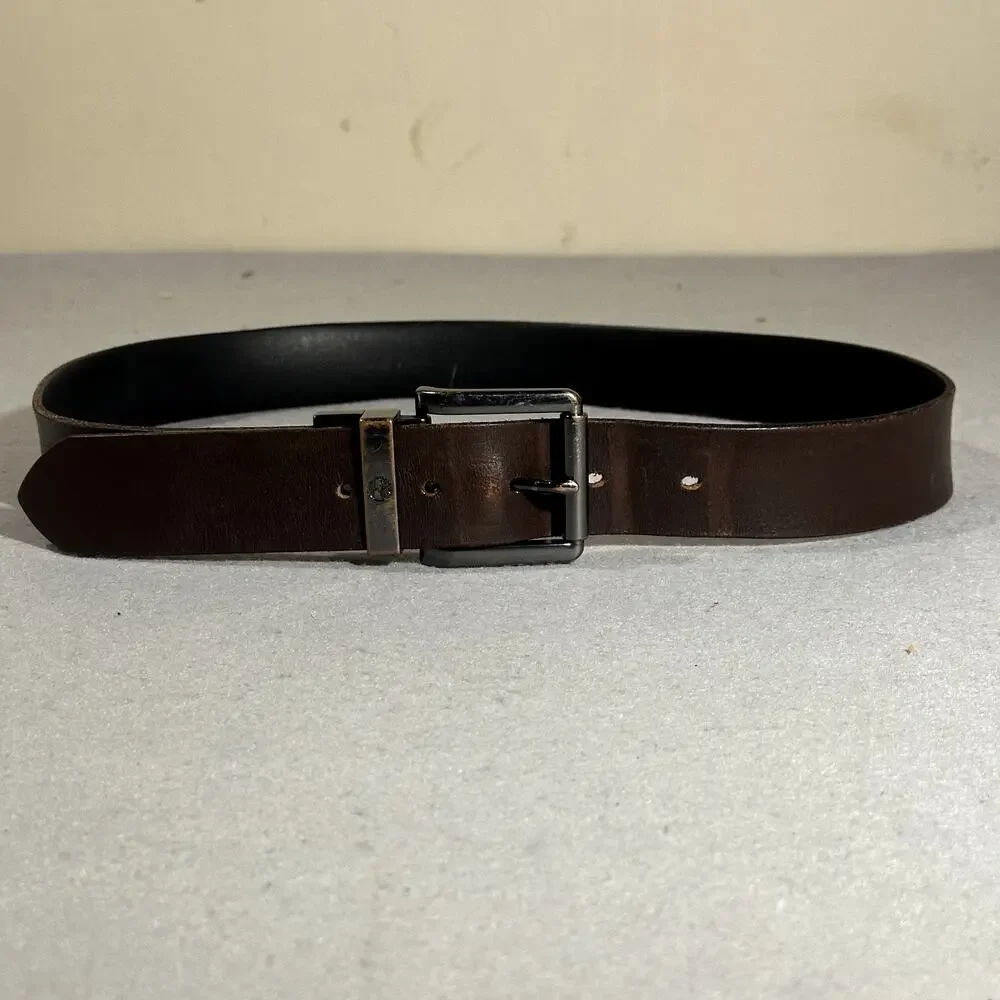 Timberland Reversible Leather Belt Men's Large Brown Durable